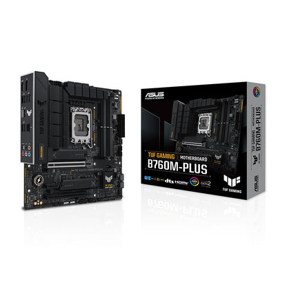 ASUS TUF GAMING B760M-PLUS Intel B760 LGA 1700 Micro-ATX DDR5 Motherboard