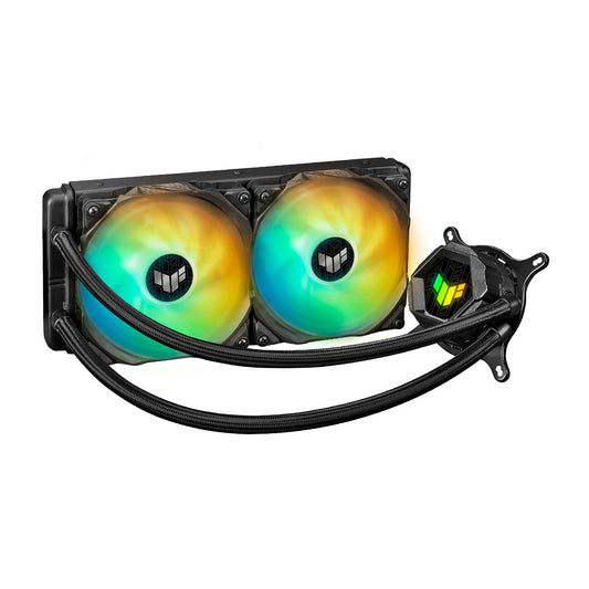 ASUS TUF GAMING LC 240 ARGB AIO 240mm CPU Liquid Cooler with PWM Fans and IP5X Dust Resistance