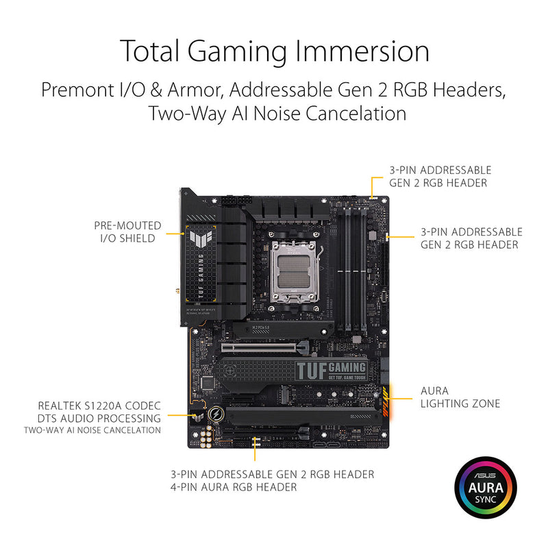 Asus TUF GAMING X670E-PLUS WIFI Gaming D TUF GAM X670E-PLUS WIFI  Tech-America