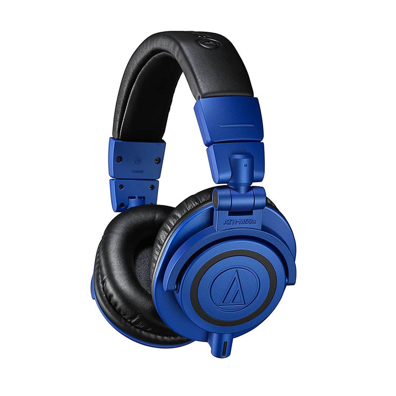 Audio Technica ATH M50X Studio Wired Headphones Blue tpstech.in