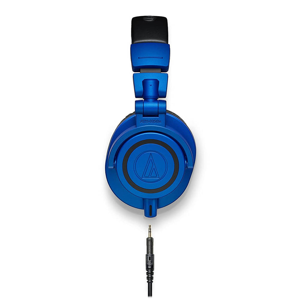 Audio Technica ATH M50X Studio Wired Headphones Blue tpstech.in