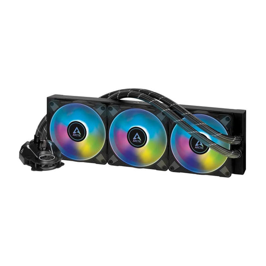 PWM पंप और VRM फैन के साथ ARCTIC लिक्विड फ्रीजर II 360 A-RGB 360mm AIO CPU लिक्विड कूलर