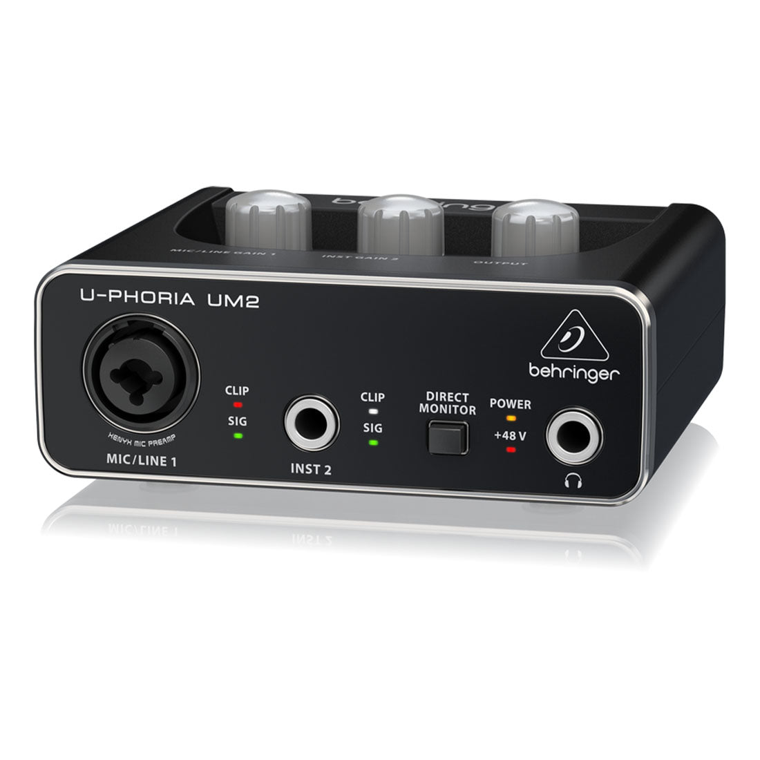 [RePacked] Behringer U-PHORIA UM2 2x2 USB Audio Interface with XENYX Mic Preamplifier