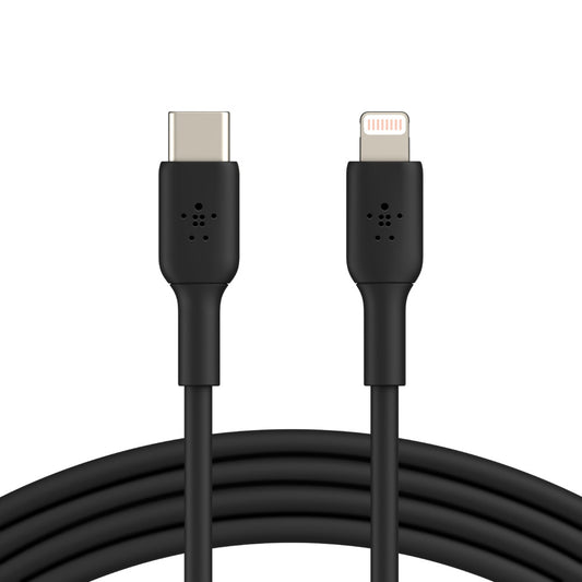 Belkin Boost चार्ज 1 मीटर USB-C से लाइटनिंग केबल - काला