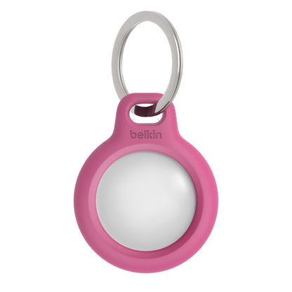 Belkin Pink AirTag Secure Holder with Key Ring