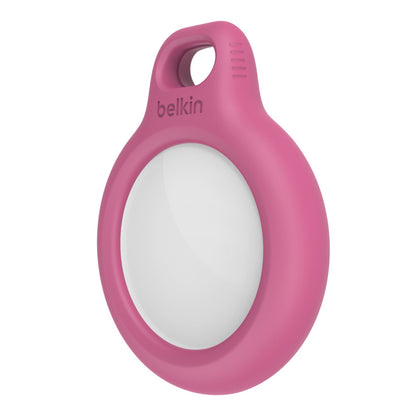 Belkin Pink AirTag Secure Holder with Key Ring