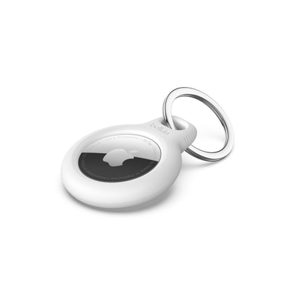 Belkin White Secure Holder with Key Ring for AirTag