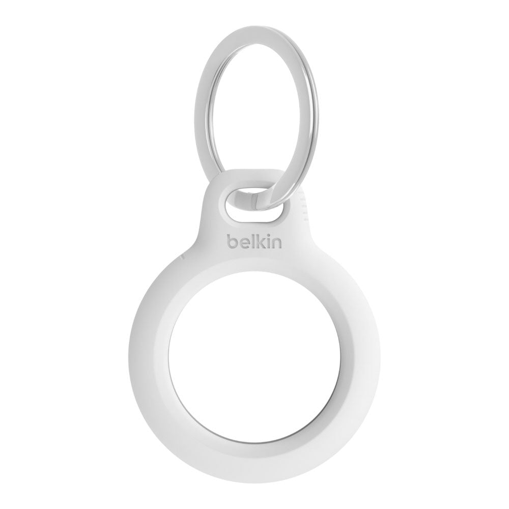 Belkin White Secure Holder with Key Ring for AirTag