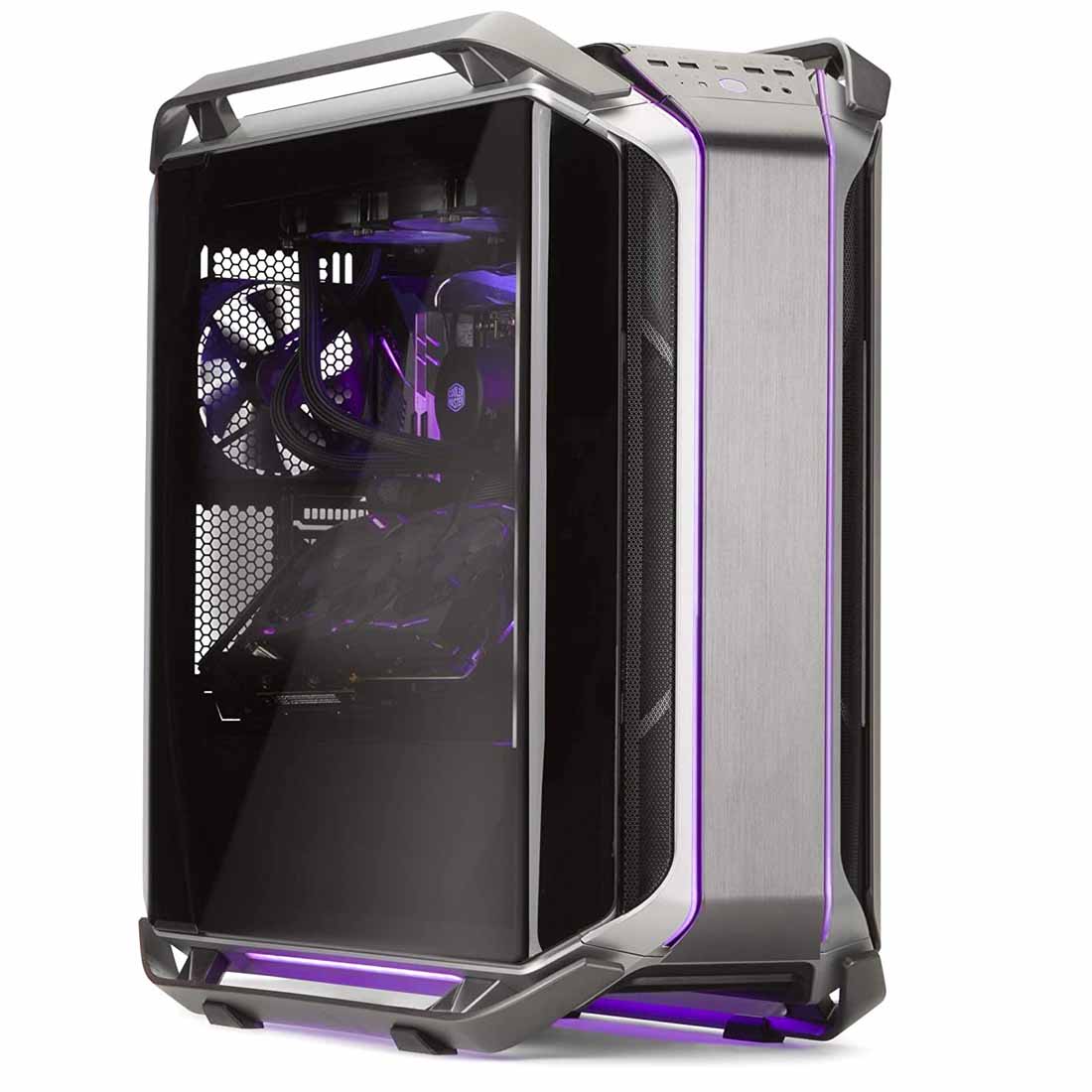 Cooler Master Cosmos C700M Full-Tower Gaming Cabinet with Panoramic Tempered Glass side and ARGB Lighting