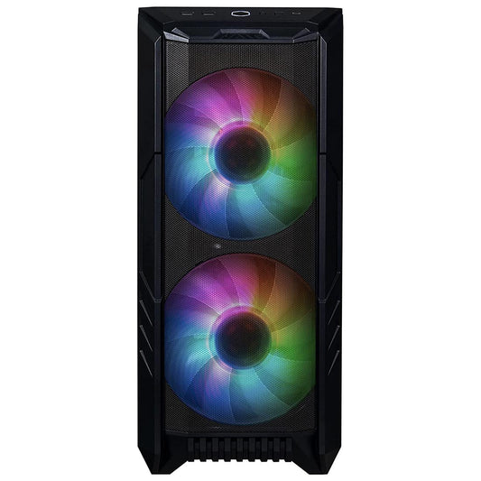 Cooler Master HAF 500 Mid-Tower Gaming Cabinet with Dual ARGB Fans and inbuilt ARGB PWM Controller