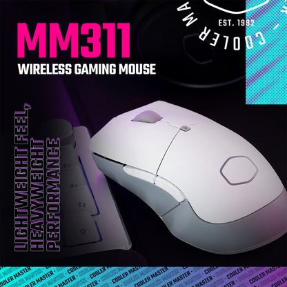 Cooler Master MM311 Wireless Gaming Mouse - White