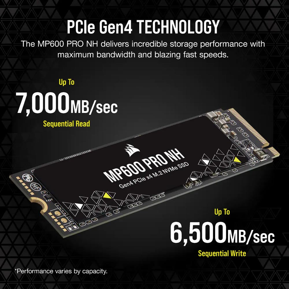 Corsair MP600 PRO NH 2TB M.2 NVMe PCIe 4.0 Internal SSD