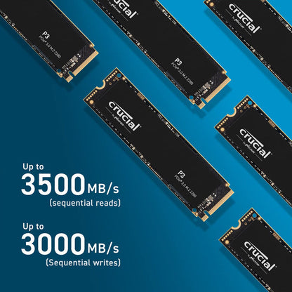 Crucial P3 2TB M.2 NVMe PCIe 3.0 Internal Solid State Drive