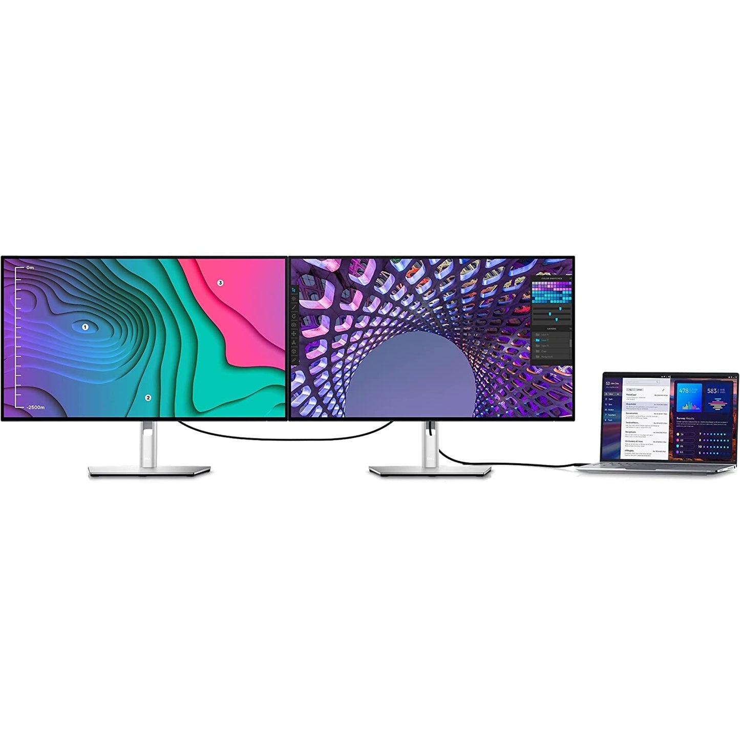 Dell U2723QE UltraSharp 27" 2160p 4K UHD 60Hz IPS Panel USB-C Hub Monitor