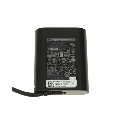 पावर कॉर्ड के साथ स्थान 10 प्रो 5056 के लिए डेल मूल 30W 20V यूएसबी टाइप सी लैपटॉप चार्जर एडाप्टर