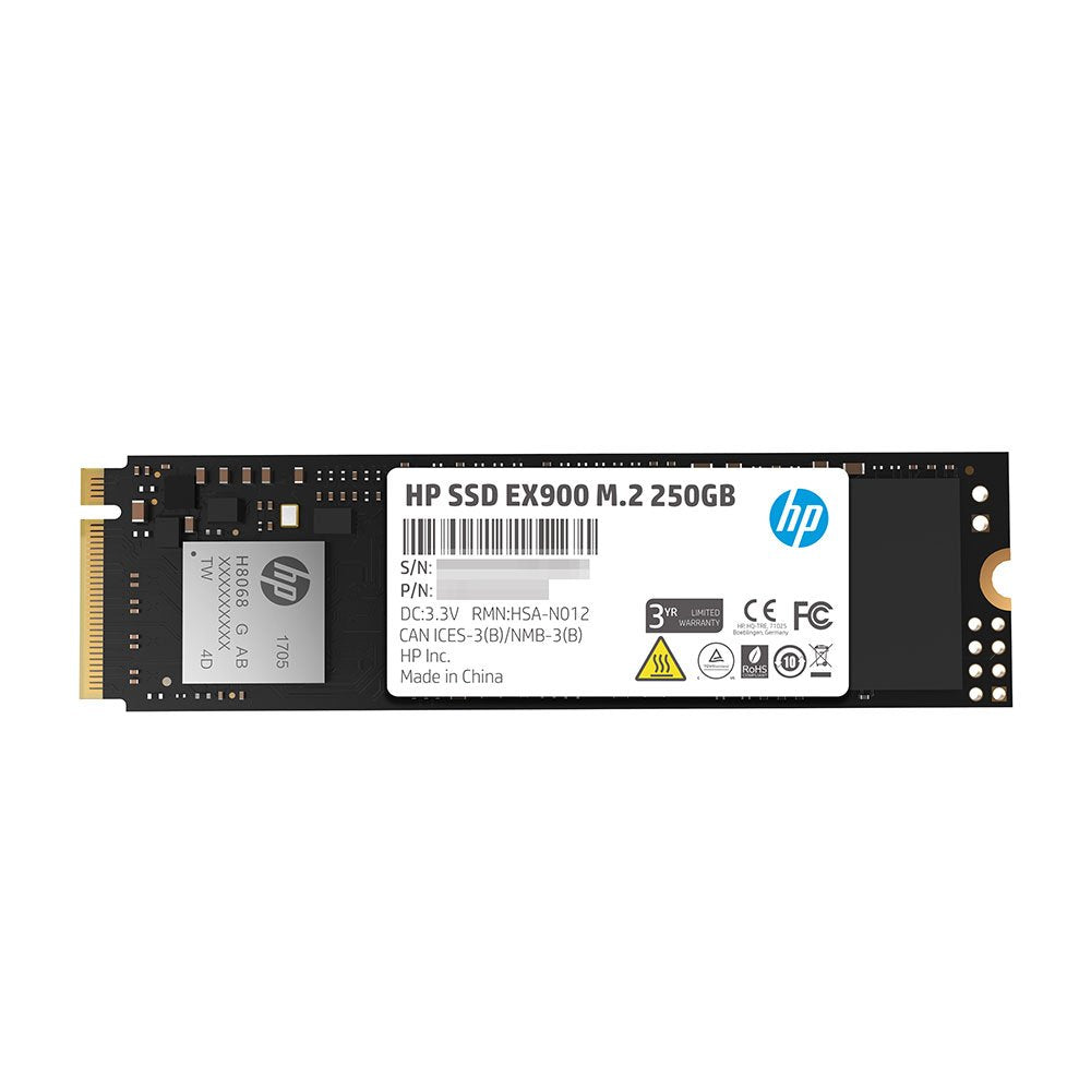 [पुन: पैक किया गया] HP 250GB EX900 M.2 PCIe आंतरिक SSD