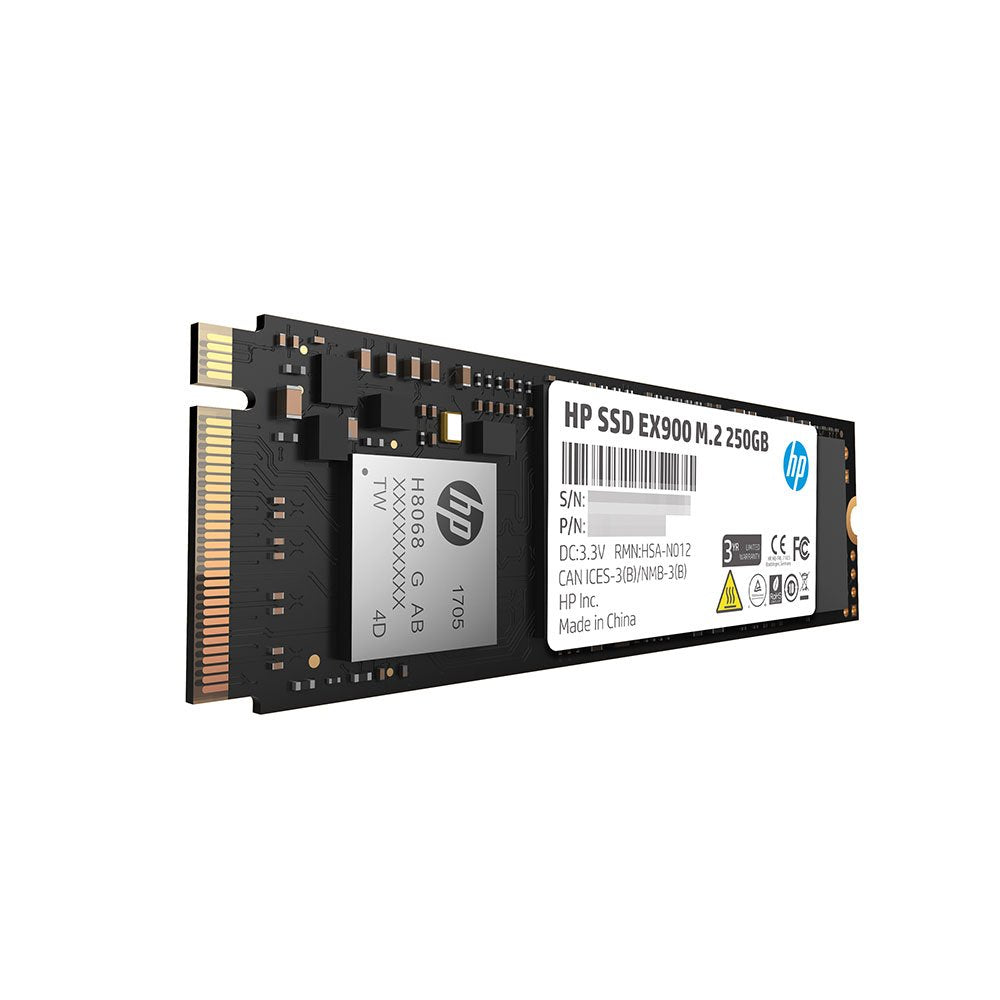 [पुन: पैक किया गया] HP 250GB EX900 M.2 PCIe आंतरिक SSD