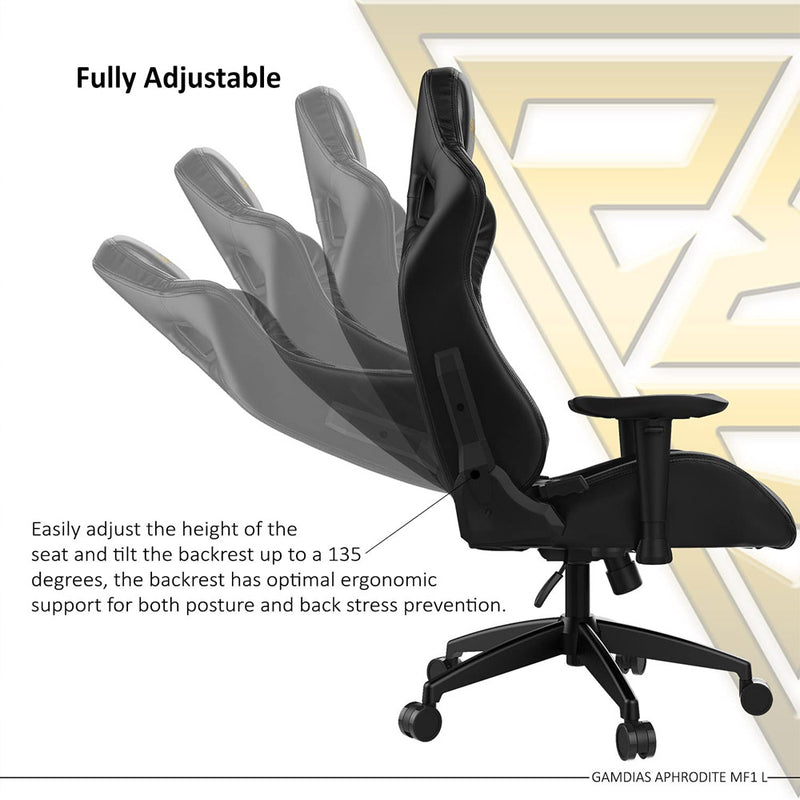 Buy Gamdias Aphrodite MF1 L Gaming Chair Black Online in India