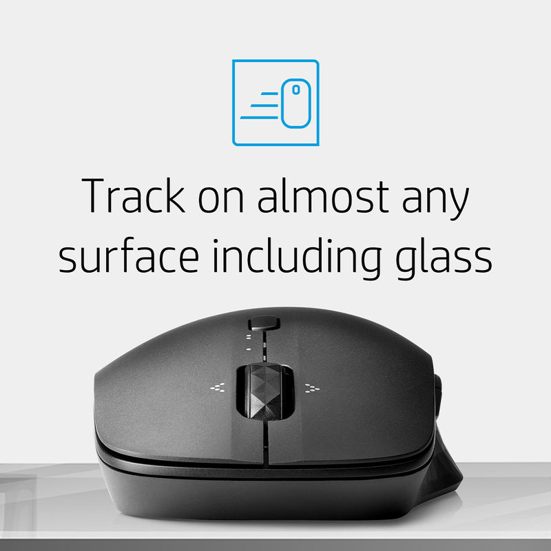 Buy HP Bluetooth Travel Mouse with 5-buttons Trackon-glass Sensor