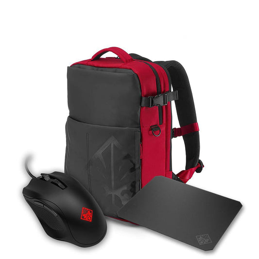 OMEN 400 Mouse Mousepad and Armored Backpack Gaming Combo
