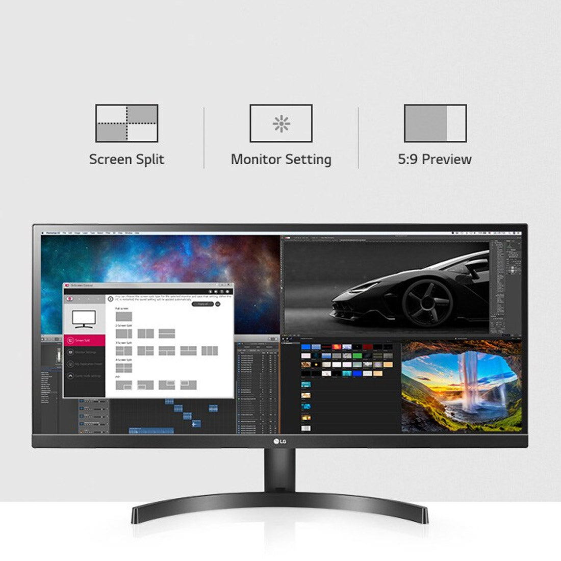 LG 29WL50S 29-inch Full-HD Ultrawide IPS Monitor with Dual Speakers and AMD FreeSync