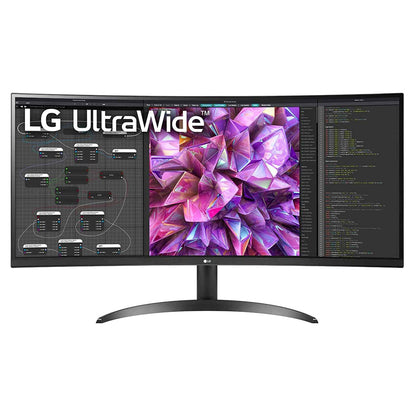 LG 34WQ75C 34-inch QHD IPS Ultrawide Monitor with Dual Speakers and USB-C Port