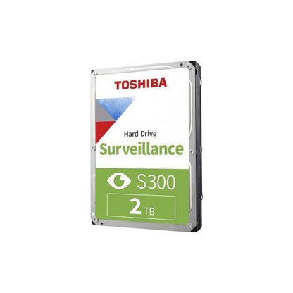 Toshiba S300 2TB 3.5-inch Surveillance Internal Hard Disk with RV Shock Sensors