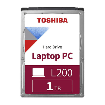 Toshiba L200 1TB 2.5 Inch SATA Internal Hard Drive with 5400 rpm and Shock Sensor