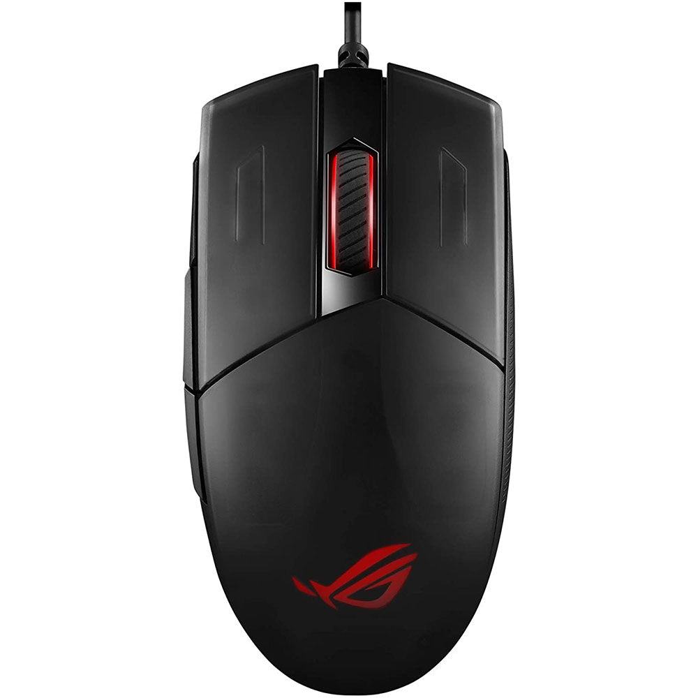 ASUS ROG STRIX Impact II Wired Optical RGB Gaming Mouse with 6200 DPI and Ambidextrous Design