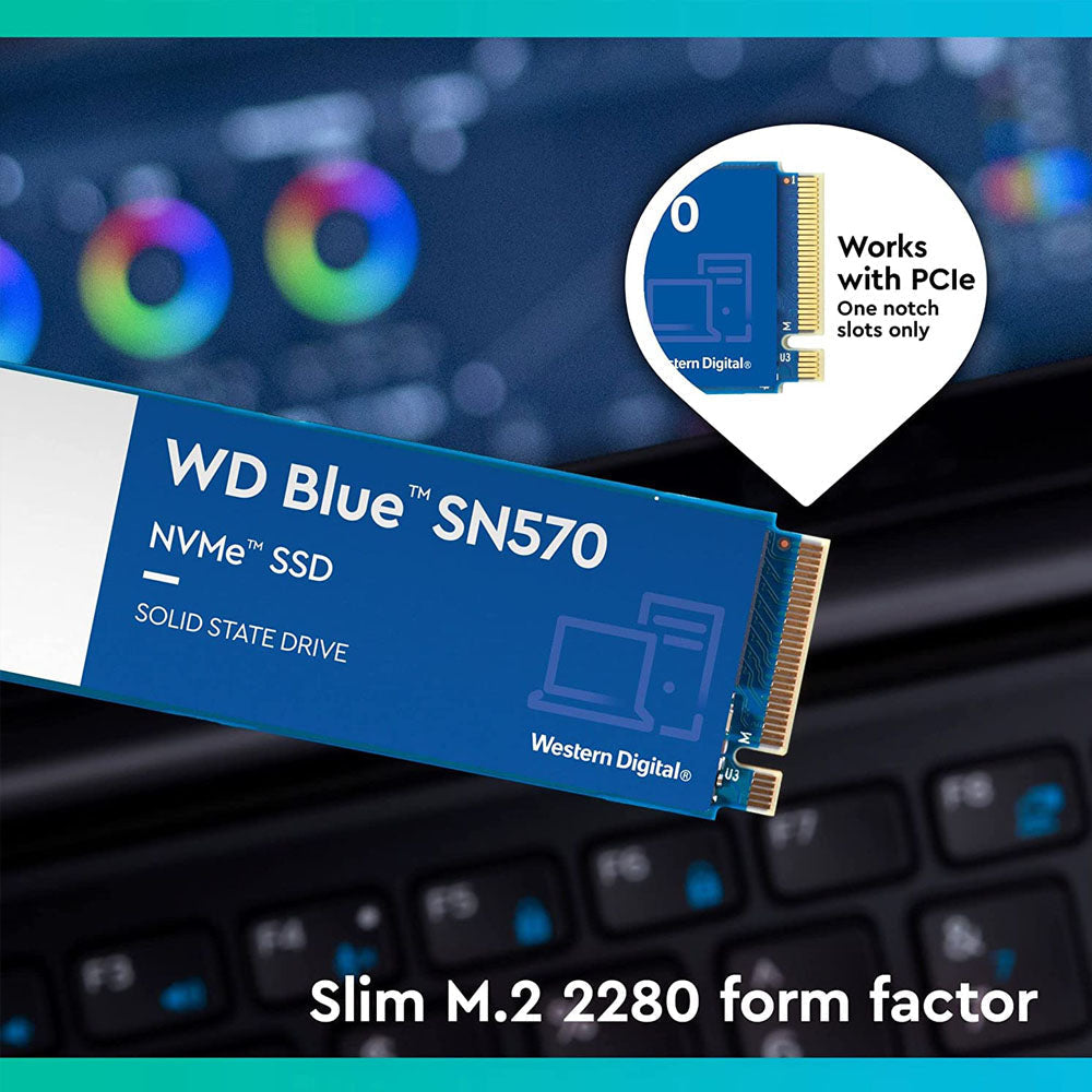 Western Digital Blue SN570 250GB M.2 NVMe PCIe 3.0 Internal SSD