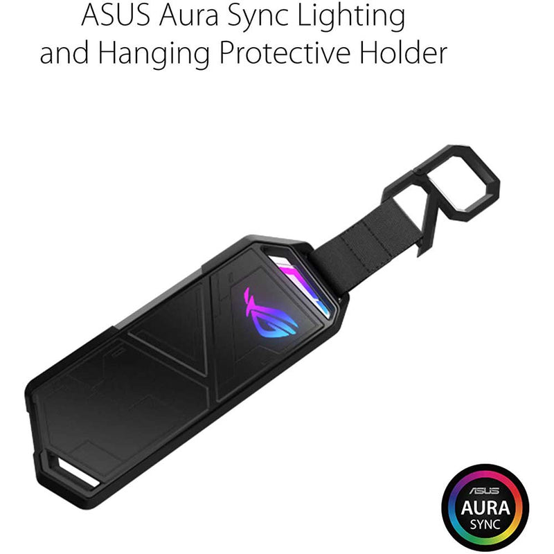 ASUS ROG STRIX ARION LITE SSD NVME AURA case, USB-C 3.2, M.2 NVMe
