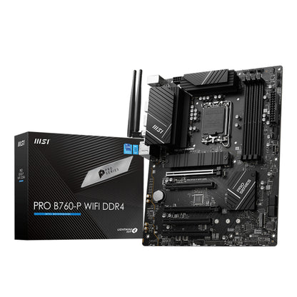 MSI PRO B760-P WIFI DDR4 Intel B760 LGA 1700 ATX Motherboard