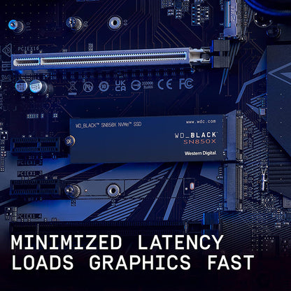 Western Digital Black SN850X 4TB M.2 NVMe PCIe 4.0 Internal SSD